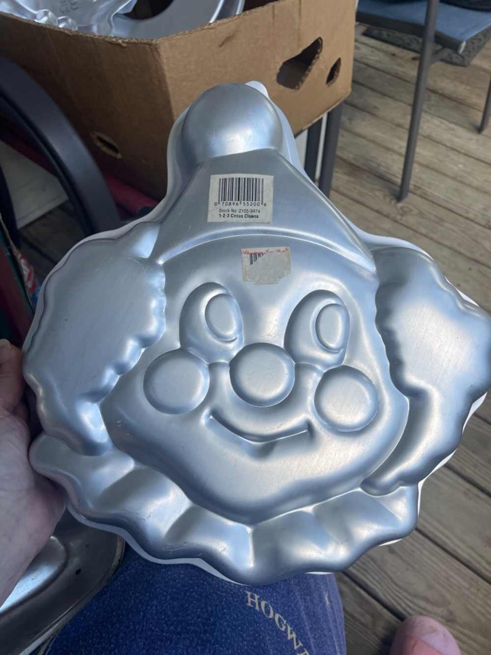 Wilton Silver Clown Face Cake Pan